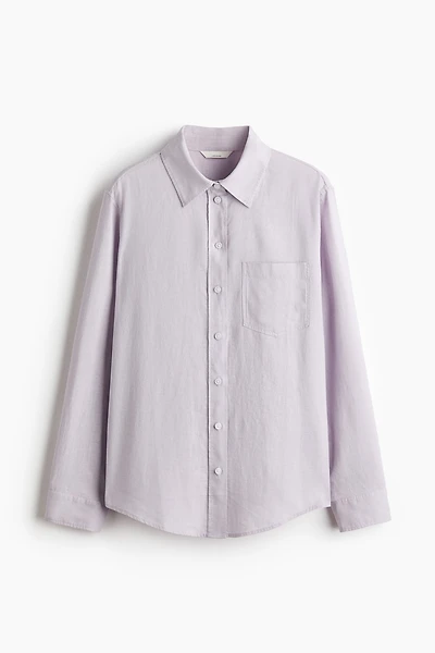 Linen-blend Shirt