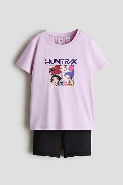 2-Piece Printed Sports Set