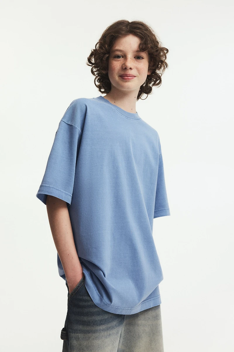 T-shirt en coton imprimé