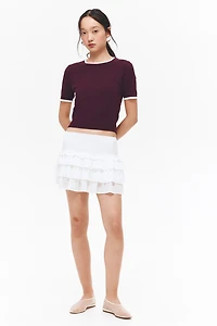 Fine-Knit T-Shirt