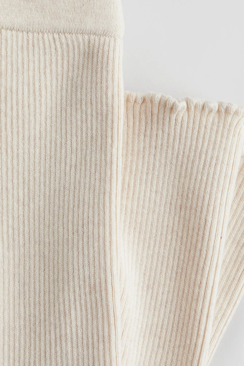 Rib-Knit Leggings