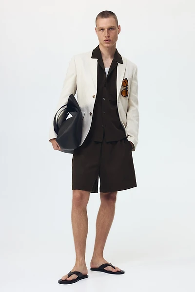 Relaxed-Fit Interlock Shorts