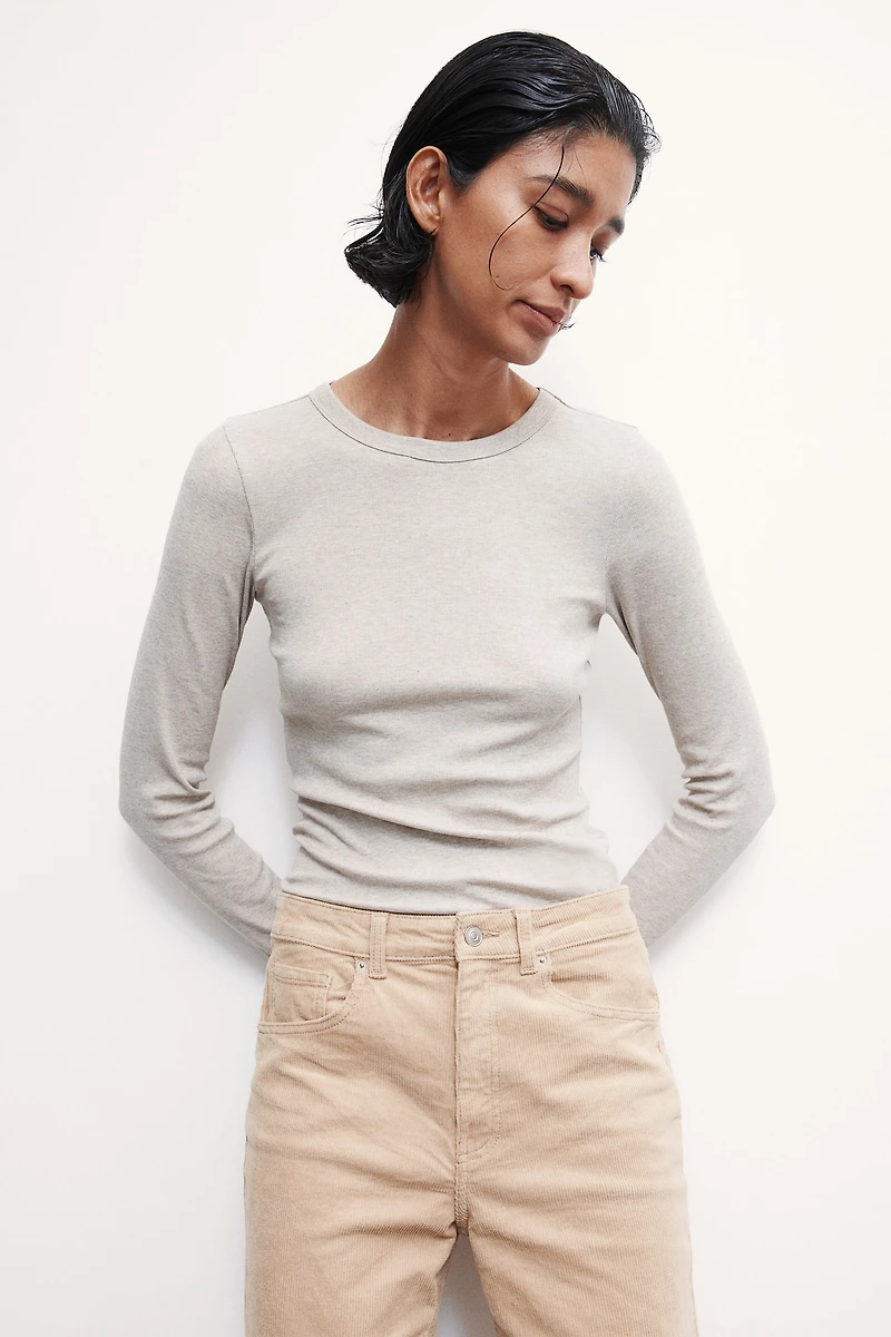 Pantalon en velours côtelé