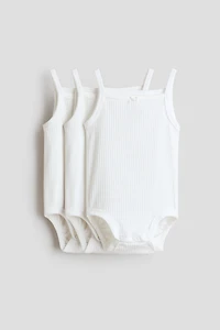3-pack Sleeveless Bodysuits