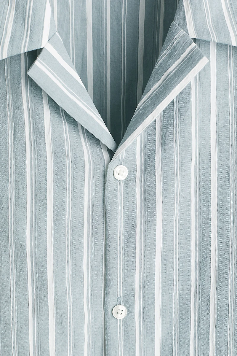 Regular-Fit Lyocell-Blend Resort Shirt