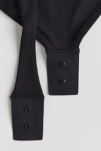 Sculpting Short-Sleeved Thong Bodysuit