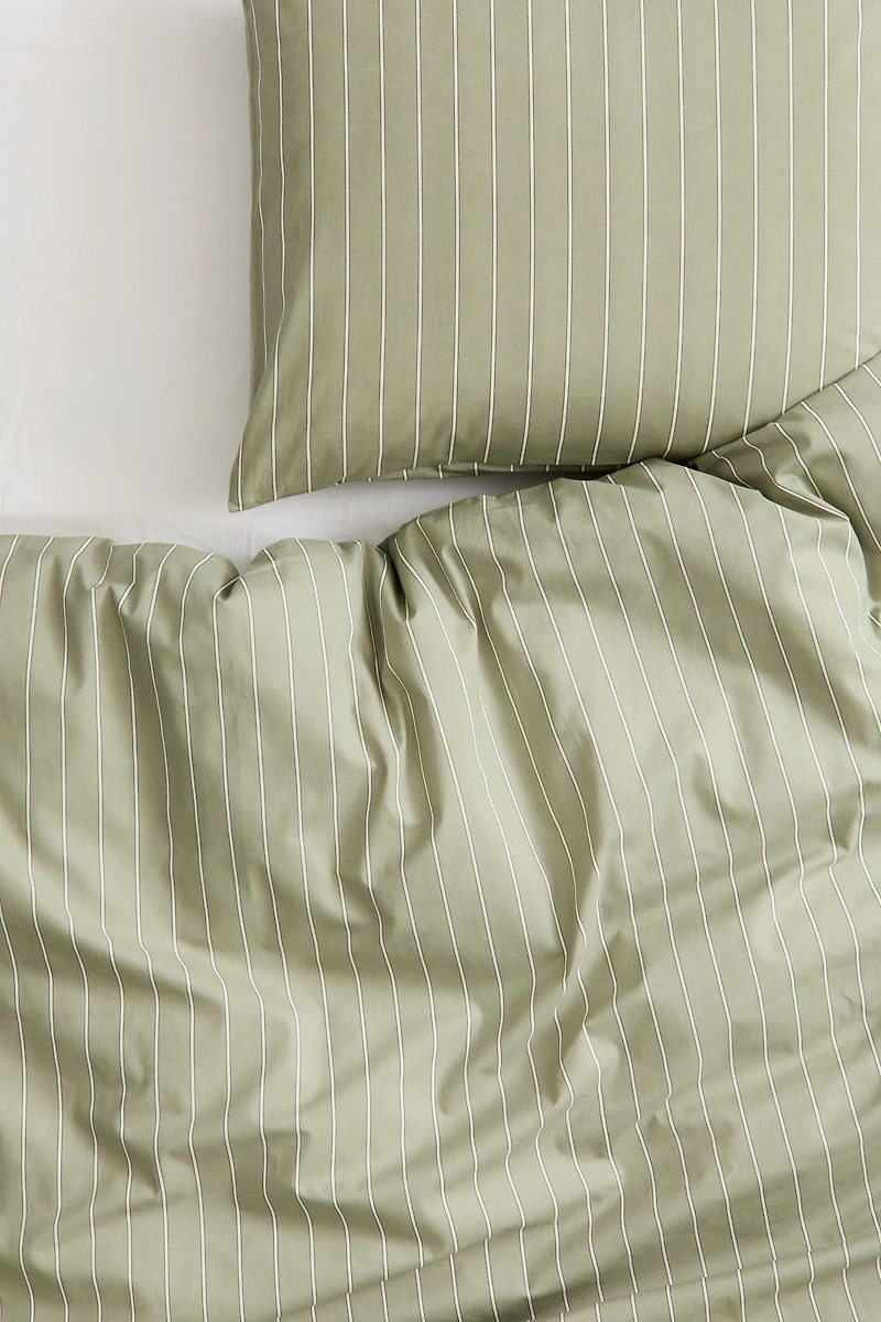 Striped Twin Duvet Cover Set