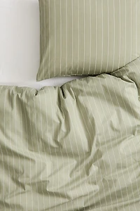Striped Twin Duvet Cover Set