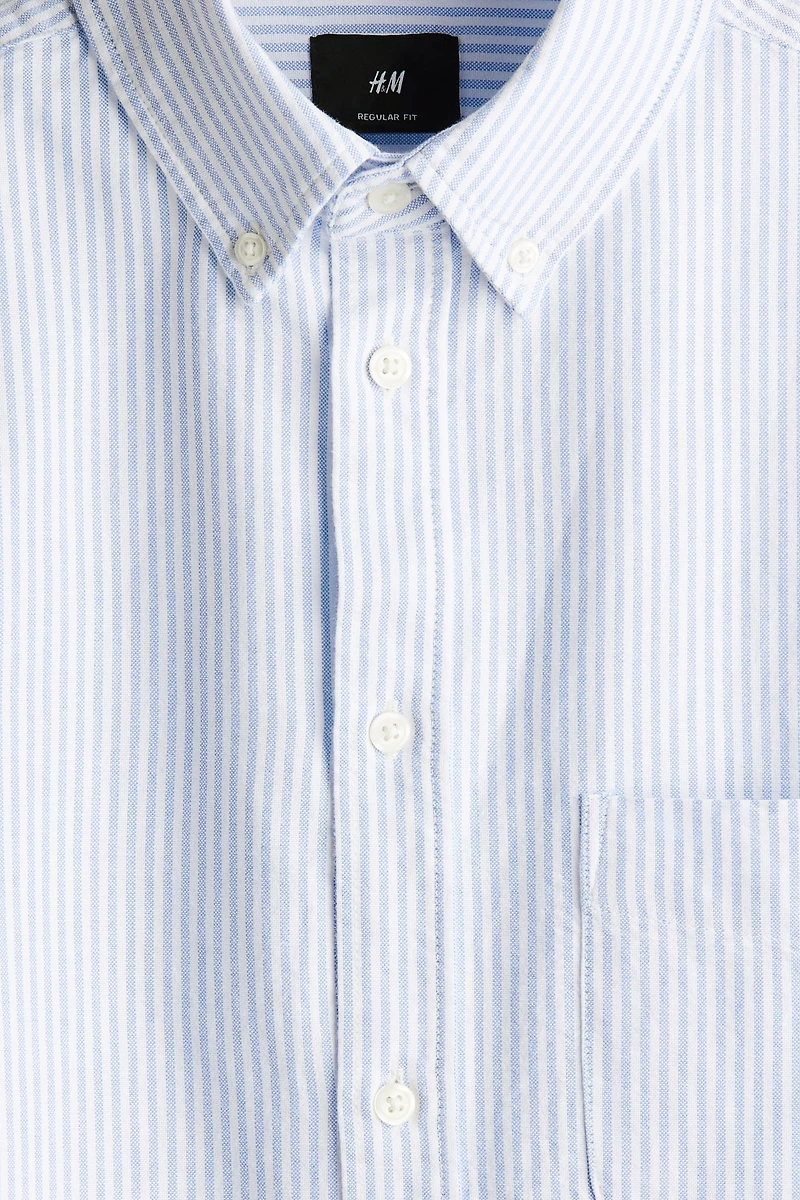 Regular Fit Short-sleeved Oxford shirt