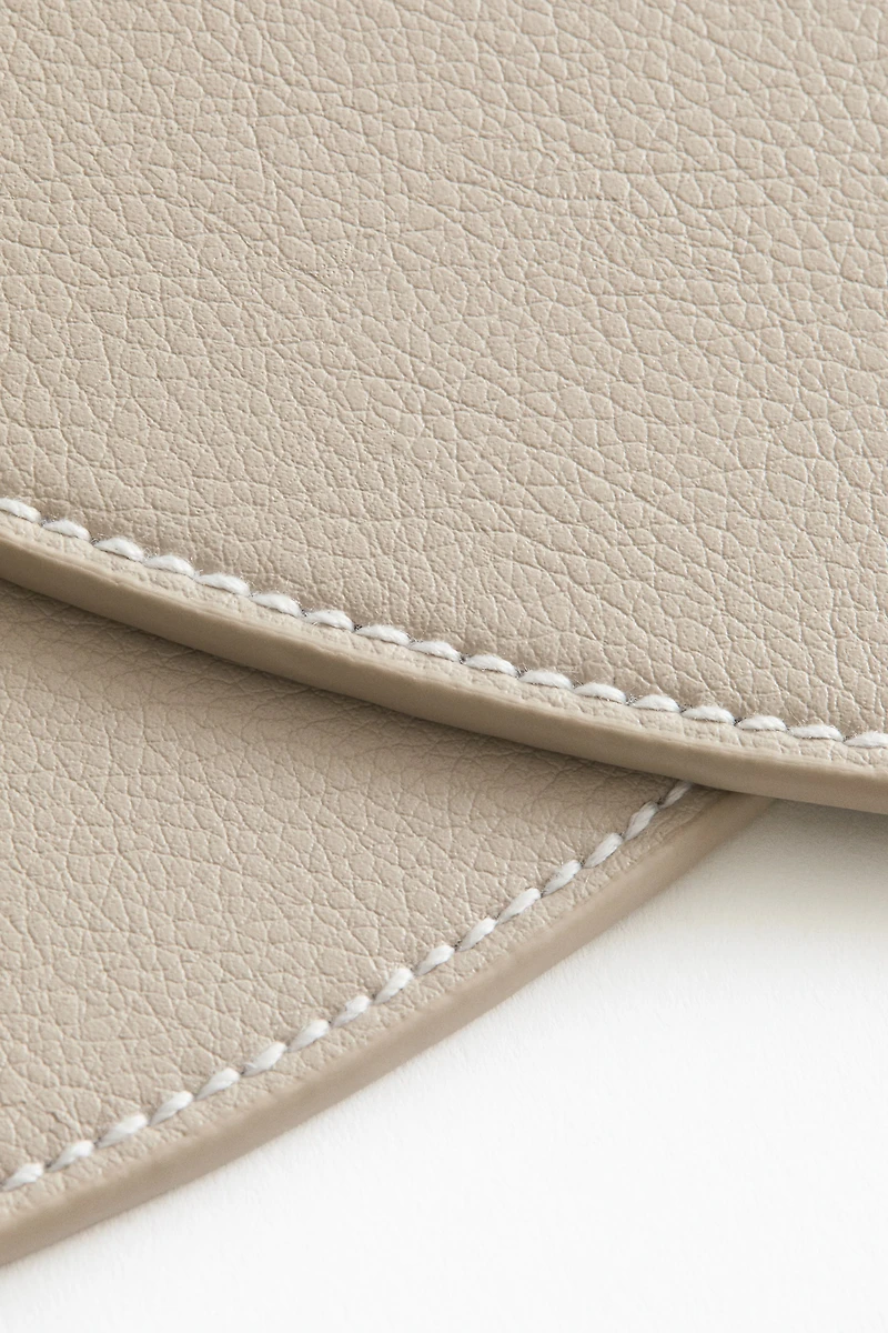 Lot de 2 napperons ronds