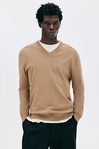 Chandail coupe classique en fin tricot