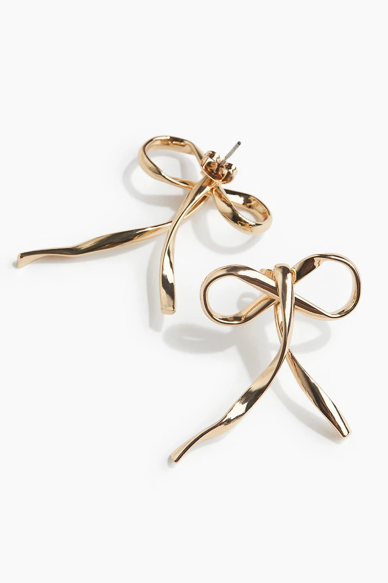 Bow-Shaped Earrings