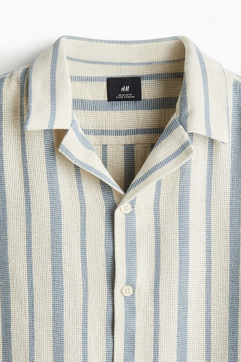 Regular-Fit Textured Resort Shirt