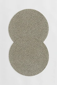 2-pack Round Placemats