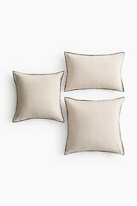 Linen-Blend Cushion Cover