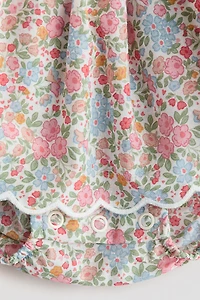 Ruffle-trimmed Bodysuit Dress