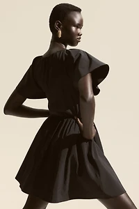 Butterfly-Sleeved Dress