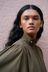 Bubble-Hem Jacket