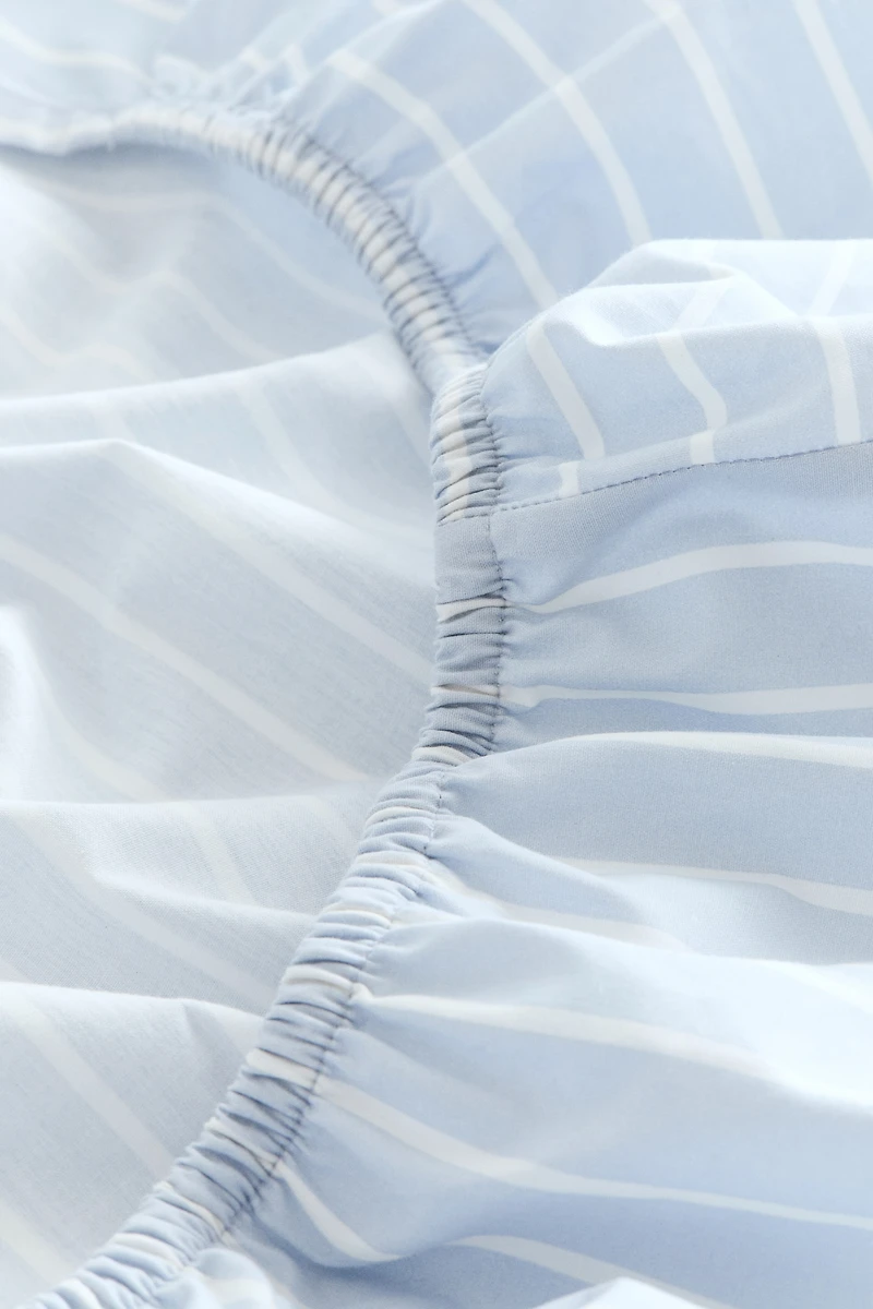 Drap contour pour bébé en percale de coton