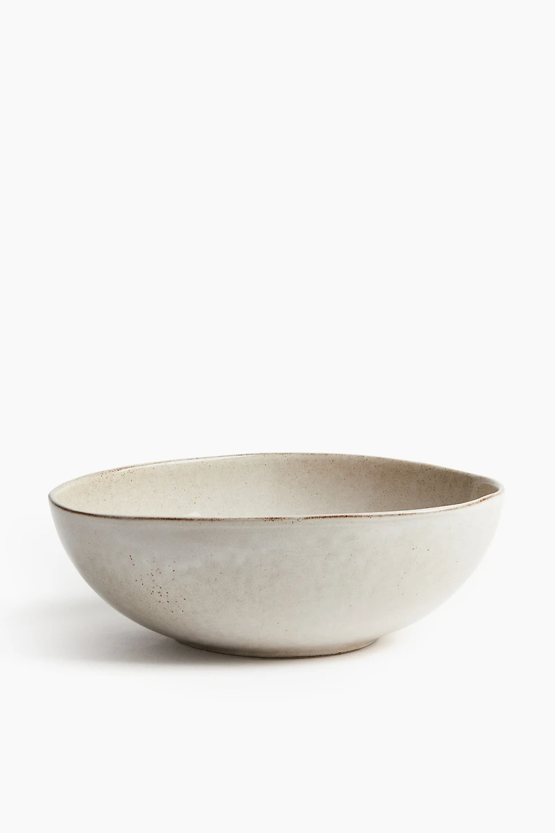 Large Stoneware Serving Bowl