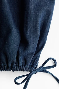 Pantalon en denim avec jambes ballon