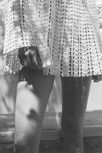 Crochet-Look Dress