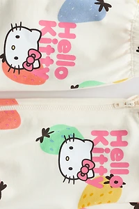 2-Piece Printed Sweatshirt and Sweatshorts Set