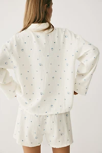 Pajama Shirt and Shorts
