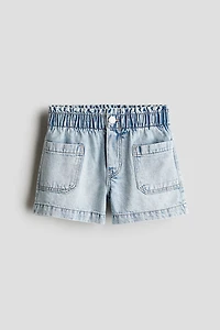 Loose Fit Denim Shorts