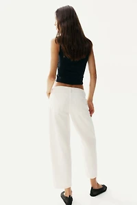 Gathered Sleeveless Top