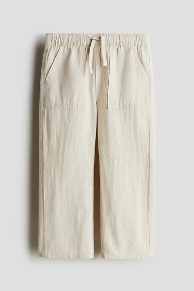 Pantalon en lin mélangé