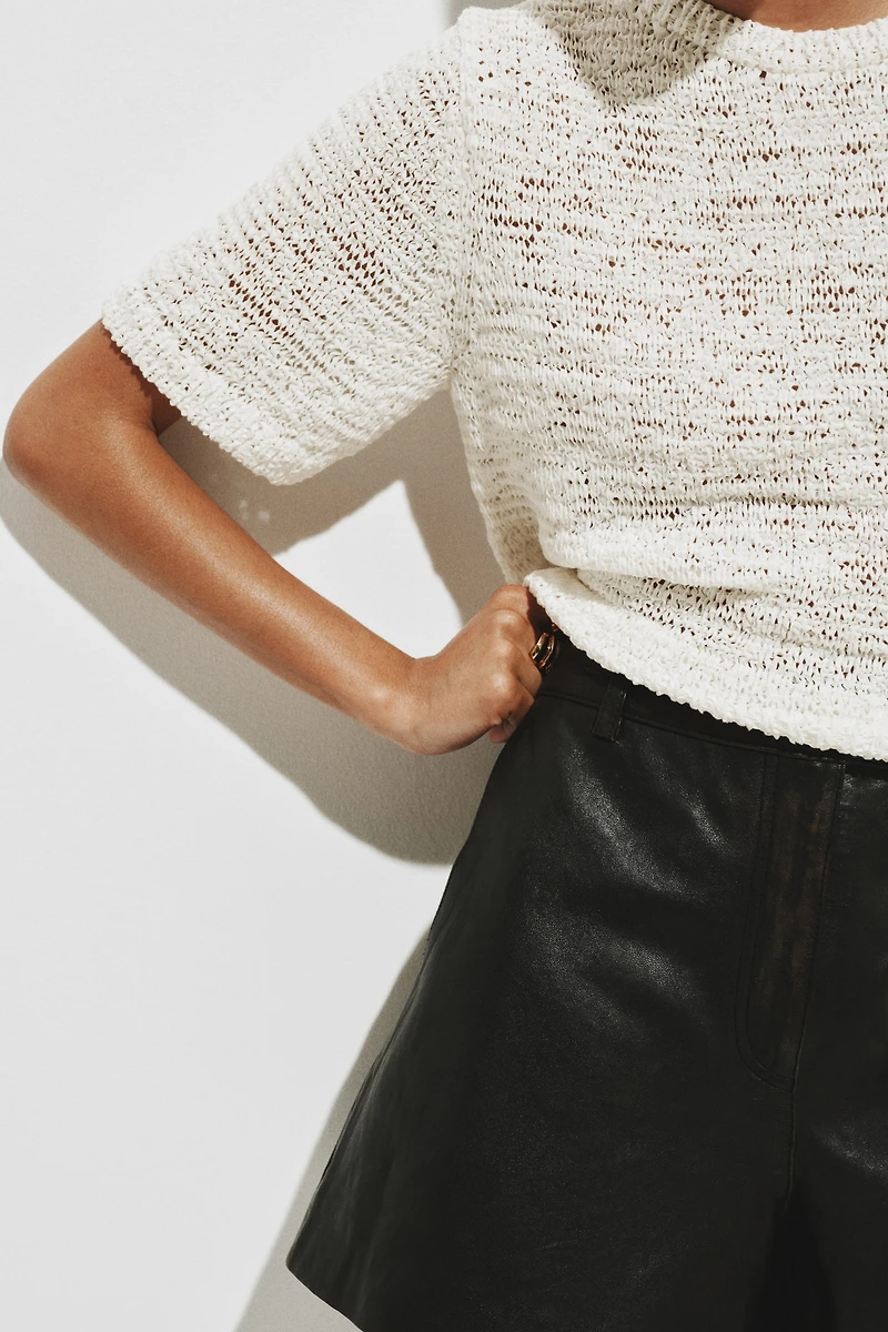 Short-Sleeved Sweater