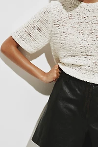 Short-Sleeved Sweater