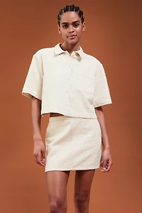 A-line mini skirt