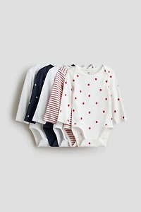 5-pack Long-sleeved Bodysuits