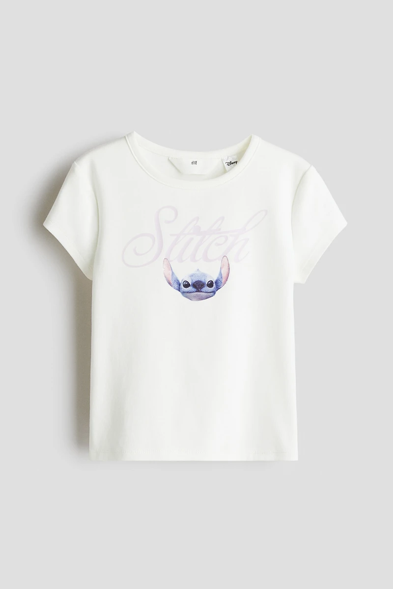Haut en coton à motif imprimé