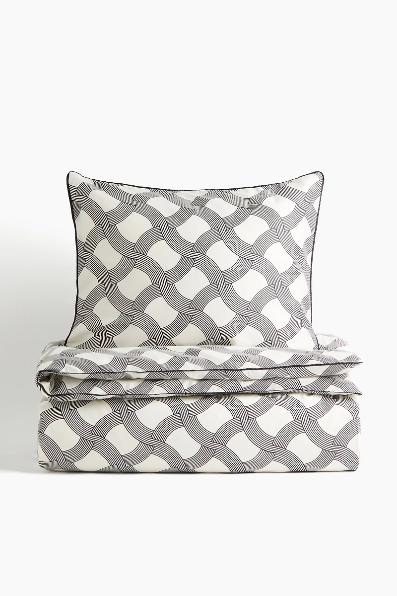 Twin Sateen Duvet Cover Set