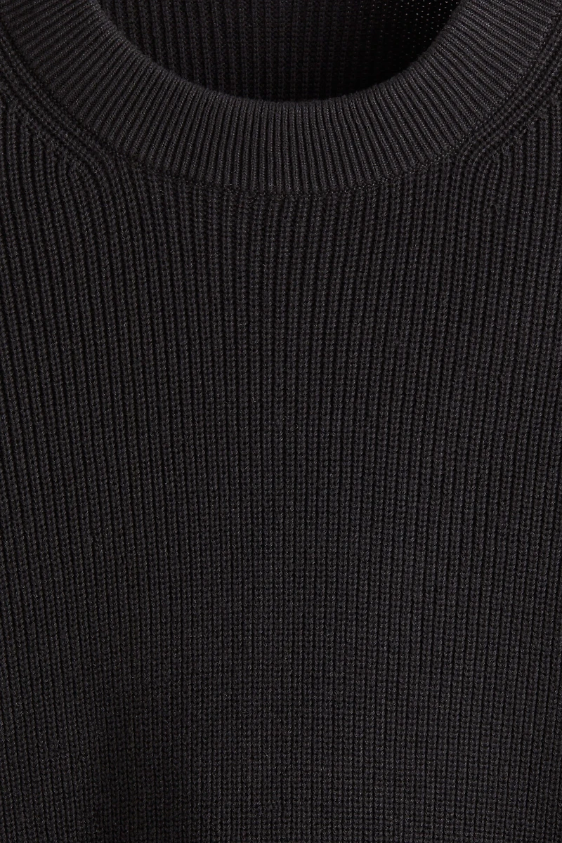 Regular-Fit Rib-Knit Sweater