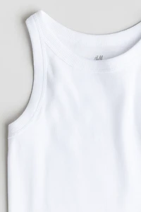 Camisole en coton côtelé