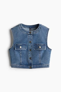 Denim Crop Top