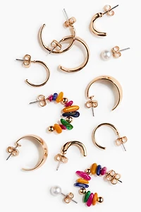 6 Pairs Earrings