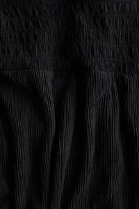 Crinkled Wrapover Pants