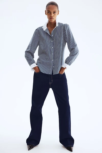 Ruffle-Collar Blouse