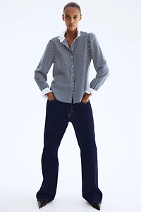 Ruffle-Collar Blouse