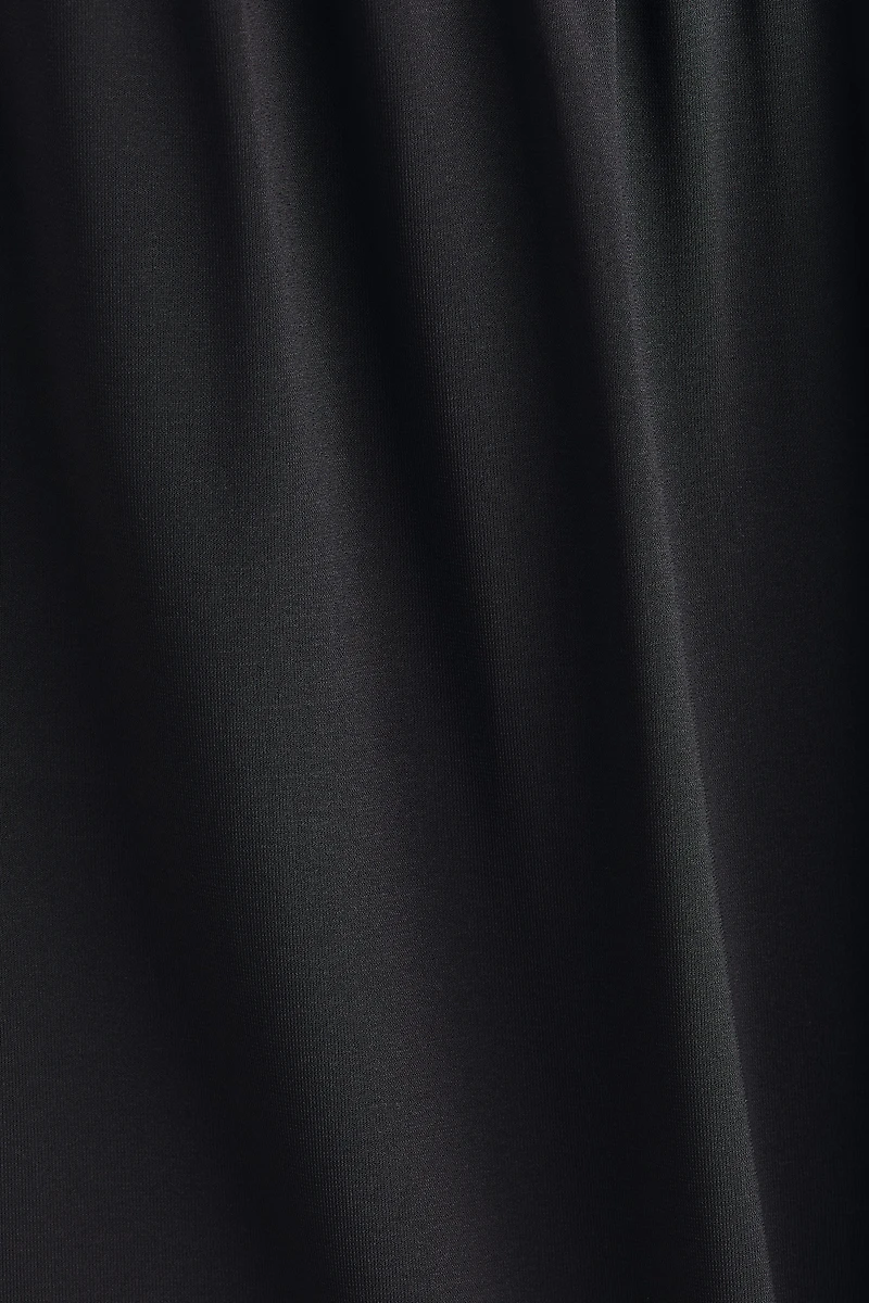 Cropped Barrel-Leg Pants