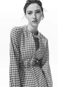 Tie-Belt Dress
