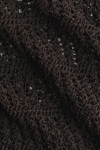 Open-Knit Beach Dress