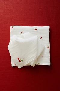 Lot de 2 carrés en mousseline