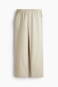 Easy Care Loose-Fit Linen-Blend Pants