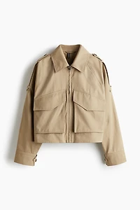 Veste cargo en coton